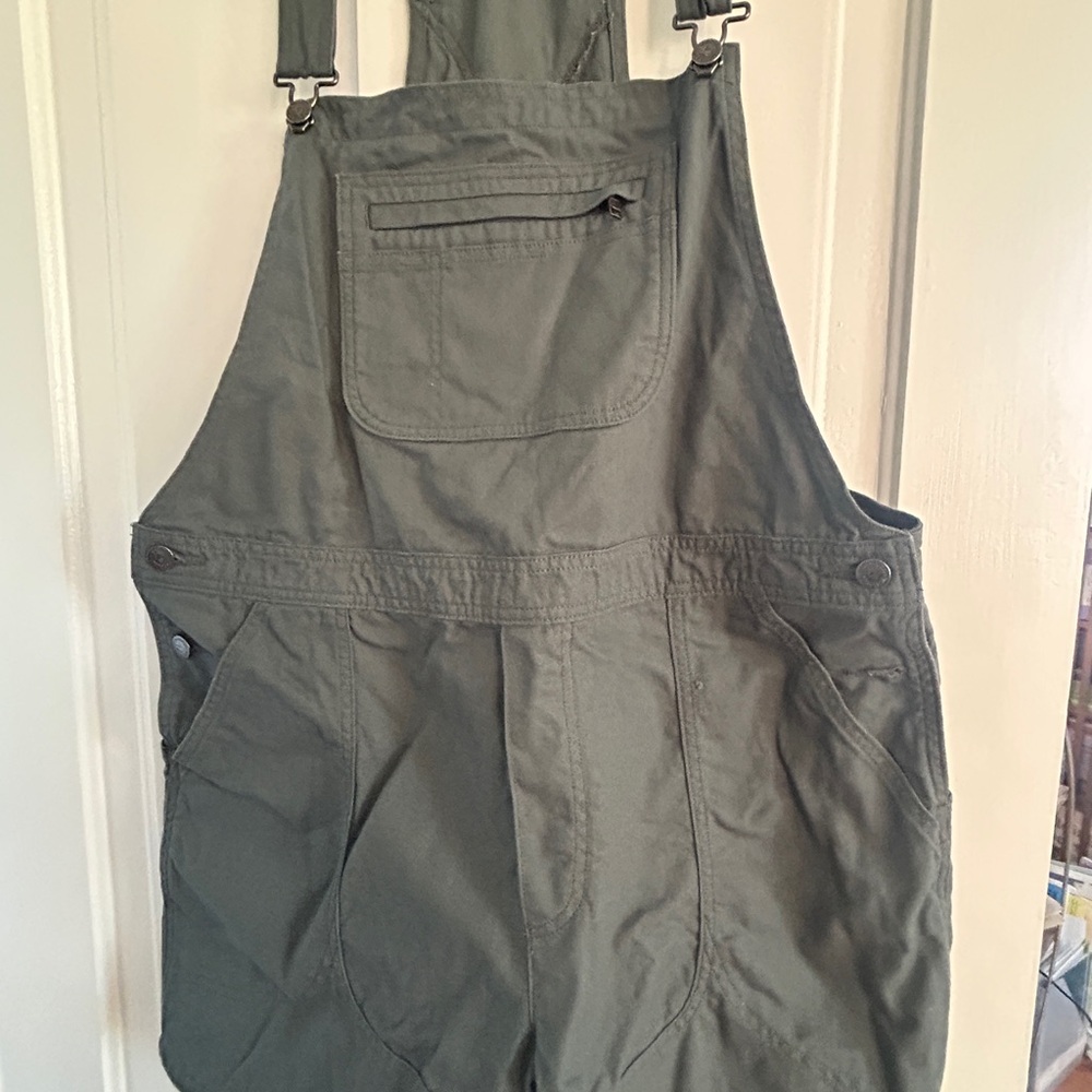 Patagonia Olive Green Organic Cotton Overalls